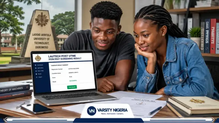 LAUTECH Post UTME Result 2026/2027: How to Check Your Screening Score