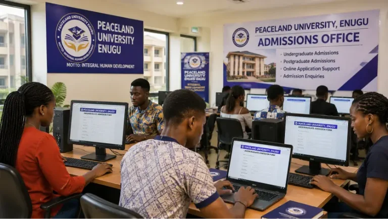 Peaceland University Enugu Admission Form 2026/2027 Now Available